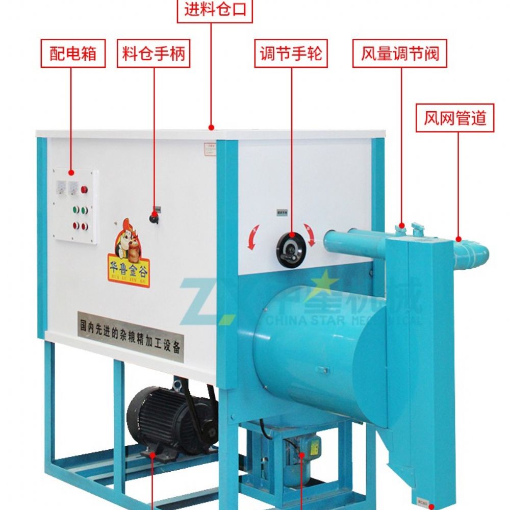 多功能扁豆脫皮破瓣機(jī)一體機(jī)