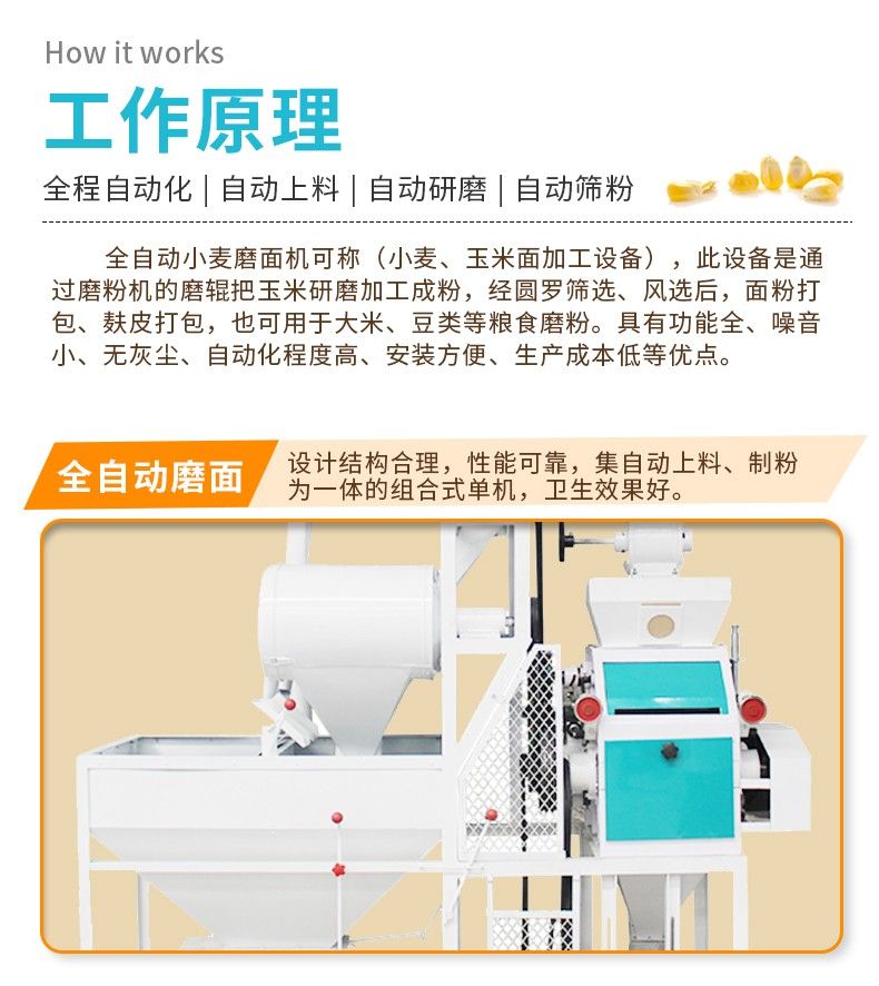 小麥磨面磨粉機